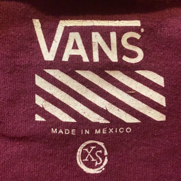 Burgundy Vans tee! - Picture 2 of 2